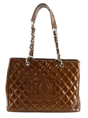 CHANEL Grand shopping tote Tote Bag A50995 GST Matelasse Chain Tote bronze